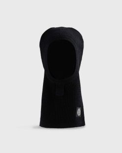 Stone Island Cagoule En Laine Noir | Accessoires D'Hiver