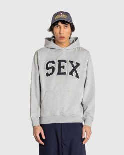 Carne Bollente Sweat A Capuche Sex Gris Melange | Sueurs