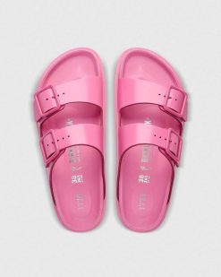 Birkenstock Arizona Cuir Lisse Azalee Rose | Des Sandales