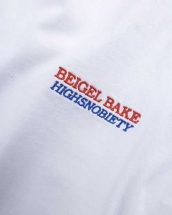 Beigel Bake T-Shirt A Manches Longues Aquarelle Blanc | T-Shirts