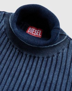 Diesel Col Roule K-Elasa Bleu | Tricots