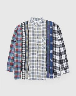 Needles Chemise Flanelle -> Chemise Large Zippee 7 Coupes | Chemises