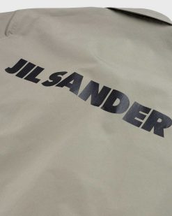 Jil Sander Veste Logo Vert Moyen | Vetements D'Exterieur