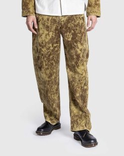 Lemaire Pantalon Ceinture Torsade Denim Acid Snow Bronze | Pantalon