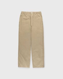 Highsnobiety HS05 Pantalon Elastique Passepoil Inverse Beige | Pantalon