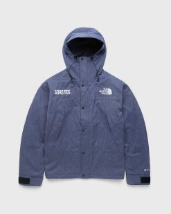 The North Face Veste Gore-Tex Mountain Bleu Denim/Noir Tnf | Vetements D'Exterieur