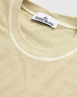 Stone Island T-Shirt Fissato Beige Naturel | T-Shirts