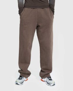 Entire Studios Pantalon De Survetement A Jambe Droite Marron | Pantalon