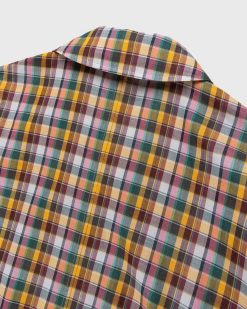 Auralee Blouson Tisse En Coton Mix Madras Check | Vetements D'Exterieur