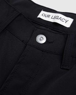 Our Legacy Scuba Noir Sourd Coupe Formelle | Pantalon