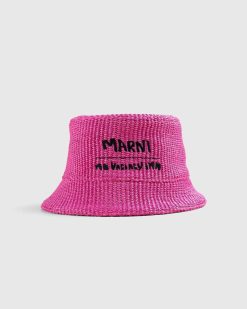 Marni Bob Raphia Fuschia | Chapeaux