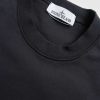 Stone Island Sweat-Shirt Ras Du Cou Teint En Piece Noir | Sueurs