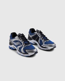 Saucony Progrid Triumph 4 Bleu/Argent | Baskets