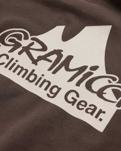 Gramicci Sweat A Capuche Climbing Gear Pigment Marron | Sueurs