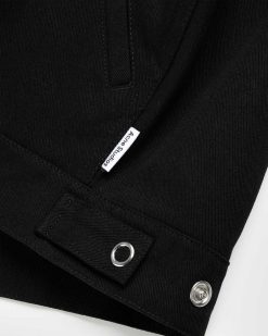 Acne Studios Veste En Serge Noir | Vetements D'Exterieur