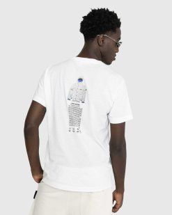 Stone Island Archivio Lino Watro T-Shirt Blanc | T-Shirts