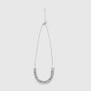 Jil Sander Collier Cubique Argente | Bijoux