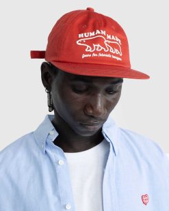 Human Made Casquette 5 Panneaux Rouge | Chapeaux