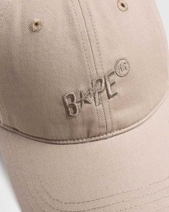 BAPE Casquette Logo Beige | Chapeaux