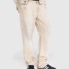 Guess USA Pantalon Droit En Denim Vintage Beige | Pantalon