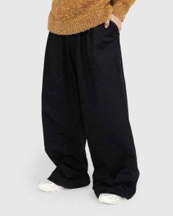 Dries van Noten Pantalon Hama En Jersey De Coton Noir | Pantalon