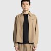 Needles Veste De Sport En Serge Cavalry Beige | Vetements D'Exterieur