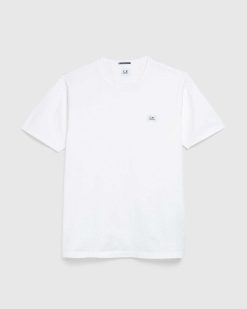 C.P. Company T-Shirt Logo Gaze Blanc | T-Shirts