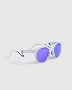 Oakley Hstn Metal Mat Clair/Prizm Violet | Des Lunettes De Soleil