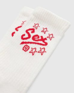 Carne Bollente Chaussettes Sexuelles Blanches | Chaussettes