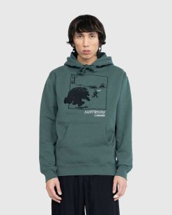 Saintwoods Sweat A Capuche Run 4 Yer Life Vert Alpin | Sueurs