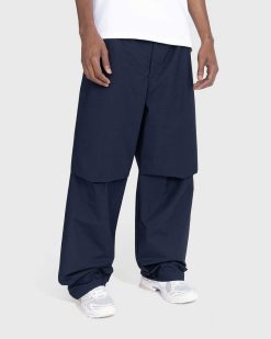 Jil Sander Pantalon Coton Deperlant Minuit | Pantalon