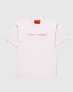 Highsnobiety T-Shirt Manches Courtes Rose | T-Shirts