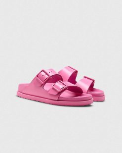 Birkenstock Arizona Cuir Lisse Azalee Rose | Des Sandales