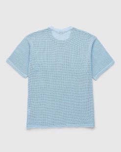 Highsnobiety T-Shirt Maille Coton Bleu | T-Shirts