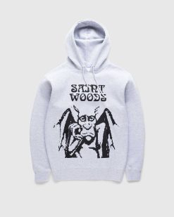 Saintwoods Sweat A Capuche Sw Gargoyle Gris Cendre | Sueurs