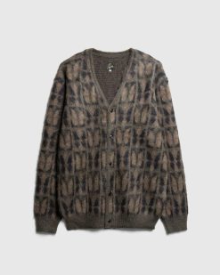 Needles Cardigan Mohair Papillon Olive | Tricots