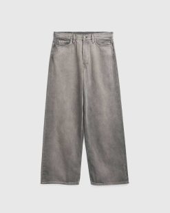 Acne Studios Jean Coupe Ample 1981M Gris Anthracite | Pantalon