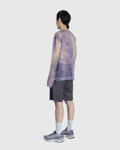 Winnie New York Tola Shirt Violet Pastel Traits Imprime | T-Shirts