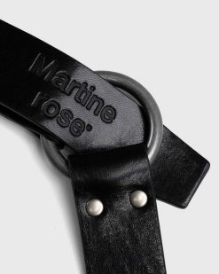 Martine Rose Ceinture De Bondage Noire | Ceintures