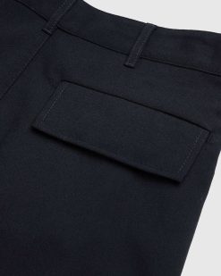 Marni Pantalon En Laine Poche Cargo Noir | Pantalon