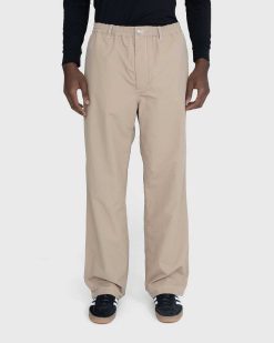 Highsnobiety Pantalon Surpiqures Contrastees Beige | Pantalon