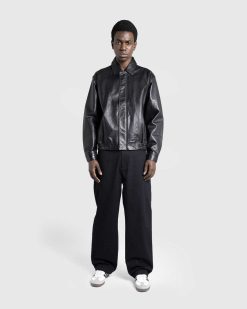 Highsnobiety HS05 Pantalon Plisse En Coton Noir | Pantalon