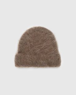 Séfr Bonnet Fuzzy Alpaga Taupe | Accessoires D'Hiver