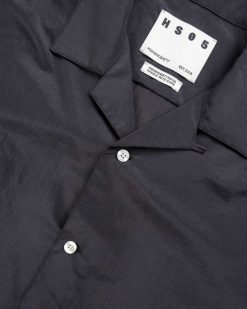 Highsnobiety HS05 Chemise Brossee A Manches Courtes Noir | Chemises