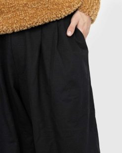 Dries van Noten Pantalon Hama En Jersey De Coton Noir | Pantalon