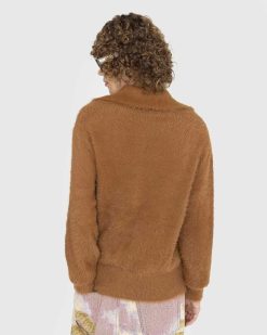 Dries van Noten Merdan Tricot Camel Fonce | T-Shirts