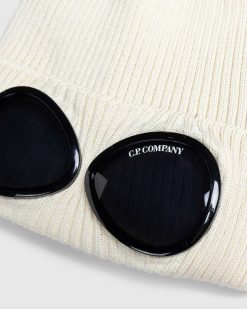 C.P. Company Bonnet Goggle Tricot Pistache | Chapeaux