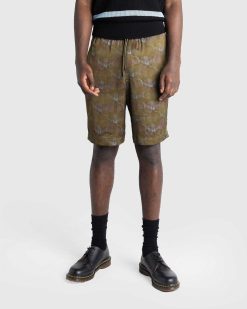 Dries van Noten Short Piperi Kaki/Ombre | Shorts