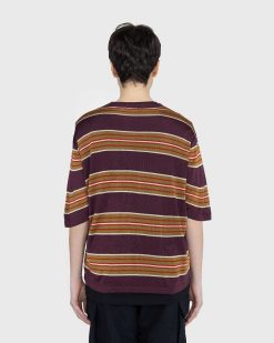 Dries van Noten T-Shirt Maille Mias Bordeaux | T-Shirts