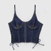 Jean Paul Gaultier Corset Surpiqure Indigo | T-Shirts